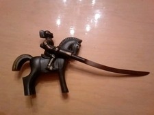 Vintage Austrian Art Deco Rena Rosenthal Knight Horse Bronze Desk Letter Opener picture
