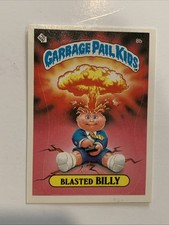 VTG 1985 TOPPS GPK Garbage Pail Kids Blasted Billy 8b Series 1 Good Condition picture