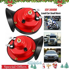 2PC 12V 300DB Super Loud Train Air Horn Waterproof Motorcycle Car Truck SUV Boat picture