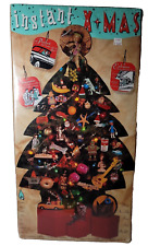 Blue Q Boston Instant Christmas Tree Stand-Alone Cardboard Pop Culture VTG 1990  picture