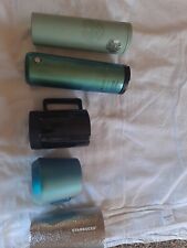 Mixed Lot of 5 Starbucks Tumblers.  Two Travel Cups W/lids  picture