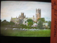 Antique 30s/40s  Magic Lantern Glass Slide Ely Cathedral picture