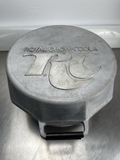 Vintage Royal Crown Cola RC Cola cast-aluminum portable charcoal grill adverting picture
