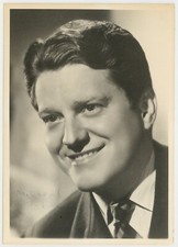 Michael O'Shea 1943 Hand Signed 5x7 Actor Musician Young Photo Portrait J14305 picture