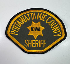Pottawattamie County Sheriff Iowa Patch BB1 picture