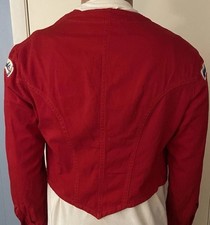 VTG McDonald’s Uniform Hostess Jacket Ottenheimer Sanforized 2 Speedee Patches picture
