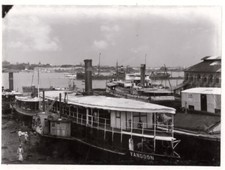 c.1910/20 PHOTO INDIA BURMA SHIPBUILDING - PADDLE STEAMER YANDOON picture