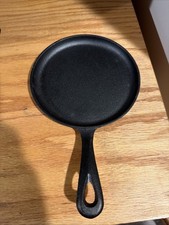 Mini 6.5” Inch Cast Iron Skillet Small Frying Cooking Pan Griddle NEW Camping picture