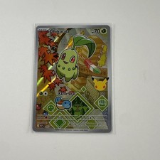 Pokemon Chikorita 046 IR Holo 2026 30th Anniversary First Partner Series 2 NM picture