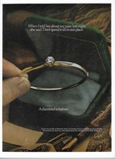 DeBeers Bracelet Diamonds Are Forever 1978 Vintage Print Advertisement picture