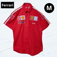 Men Tops Vhtf Scuderia Ferrari F1 Racing Shirt Made By Fila M Red Super Car Coll picture
