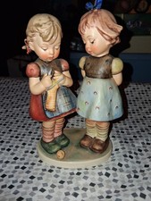 Vintage Goebel Hummel “Knitting Lesson” Excellent Condition  picture