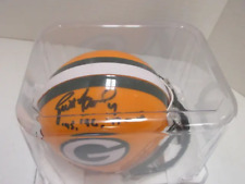 Brett Favre of the Green Bay Packers signed autographed mini football helmet Bre picture