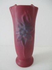 Van Briggle Pottery Persian Rose Columbine Vase picture