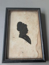 Antique Silhouette Profile of Martha Washington, An original J J Levin.  picture