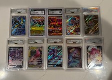 Pokemon TCG 10 Graded Card Lot CGC AGS 10 Japanese VMAX VSTAR EX Legendary picture