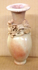 Soapstone Dragon Vase Carved Asian Chinese picture