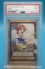 1999 ONE PIECE CARDDASS HYPER BATTLE C09 NAMI ROOKIE CARD FIRST STAGE PSA 9 picture