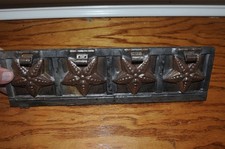 Antique Riecke Wallbach b. Sacking Chocolate Mold #4009 Rare Mold Star Star Fish picture