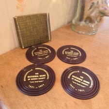 Coasters NOS The National Ban Of Sussex County Branchville Sesquicentennial 1971 picture
