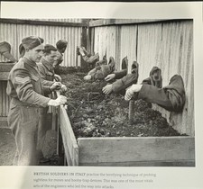 Book Clipping Photo British Soldiers Italy WWII Mine Training  picture