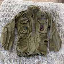 70s Vietnam US Army Military M-65 Field Coat Jacket Airforce Patch Sz Small Reg picture