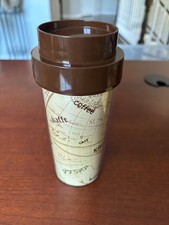 Vintage Thermo-Serv Travel Tumbler, World Map Motif picture