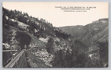 Tunnel No 2 And Bridge No 19 Lewiston Grangeville Line Idaho Postcard picture