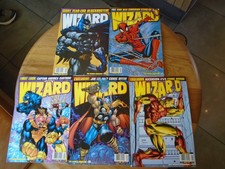 Lot Of 5 -- WIZARD Guide To Comics Magazine -- 1 ,2 , 3, 4 ,  6 -1 998 picture