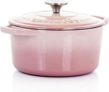 Crock-Pot Artisan Round Enameled Cast Iron Dutch Oven, 5-Quart, Blush Pink picture