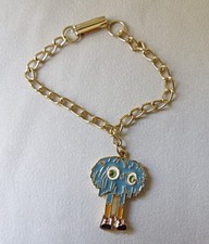 Vintage 1979 McDonald's Blue Fry Guy Charm Bracelet McDonaldland Character picture