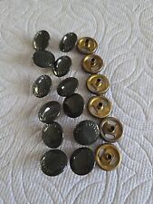 New Vintage C. C. Filson Seattle Sewing Snap Fasteners BROWN Lot Of 18 Each. picture