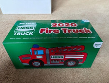 NEW 2020 My First Hess Toy Truck Fire Truck Plush in Original Box & SHIPPER BOX picture
