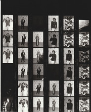 Contact Photo Sheet & Negatives Winwood Whitney Houston Barbra Streisand Judds picture