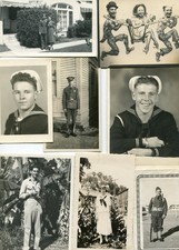 Large Lot of WWII Servicemen Pictures - Originals picture