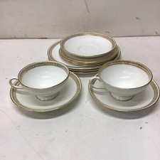 11 Pieces Coalport England Bone China Golden Melody Gold Wheat Trim Pattern picture