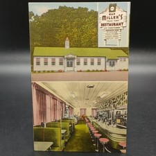 Rare Vtg Linen Postcard Hap Miller's Truck Town Restaurant York PA Diner Rt 30 picture