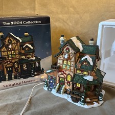 Lemax Carole Towne 2004 Christmas Village Langley House picture