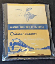 Vintage C & O Chessie RR Advertising Golf Tees Book-1950's picture