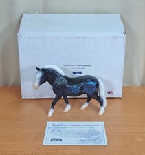 Breyer Naughty  JAH 2001 Just About Horses Henry Fjord Blue Snowflake Box COA picture