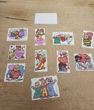 RARE VTG Alvin & The Chipmunks Valentines Day Cards 1987, 10 Cards And Envelopes picture