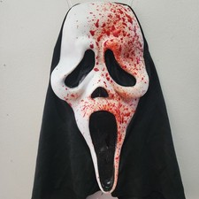 Bloody Scream Ghost Face 30th aniversary Mask Official Fun World Custom Mask picture