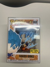 ***SIGNED*** SSGSS Goku #668 Dragon Ball Super Hot Topic Exclusive picture
