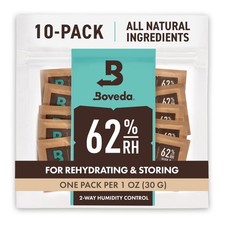 Boveda 62% RH Size 8-10 Pack Two-Way 0.0625 Pounds (10-Pack), ReFresh picture