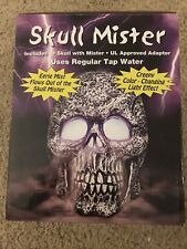 Halloween Skull Mister Misting Decoration with Color Changing Lights Mist 7 Inch picture