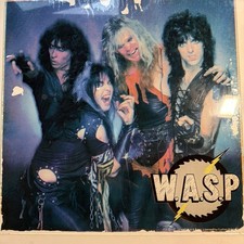 VINTAGE 1985 WASP W.A.S.P. BAND CARNIVAL PRIZE GLASS MIRROR RARE Framed  12x12  picture