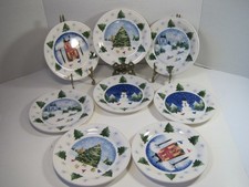Nikko Winter Wonderland Set Of 8 Bread & Butter Plates 6.5