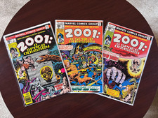 (Lot of 3 Comics) 2001: A Space Odyssey #1 #5 #7 (Marvel 1976) Jack Kirby picture