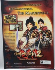 2002 Onimusha Samurai's Destiny Sony Playstation 2 PS2 Print Ad Poster Promo Art picture
