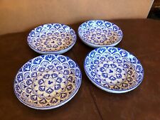 Set of 4 Pasta Bowls – Disney Homestead Collection - Blue Sunset Beach Version picture